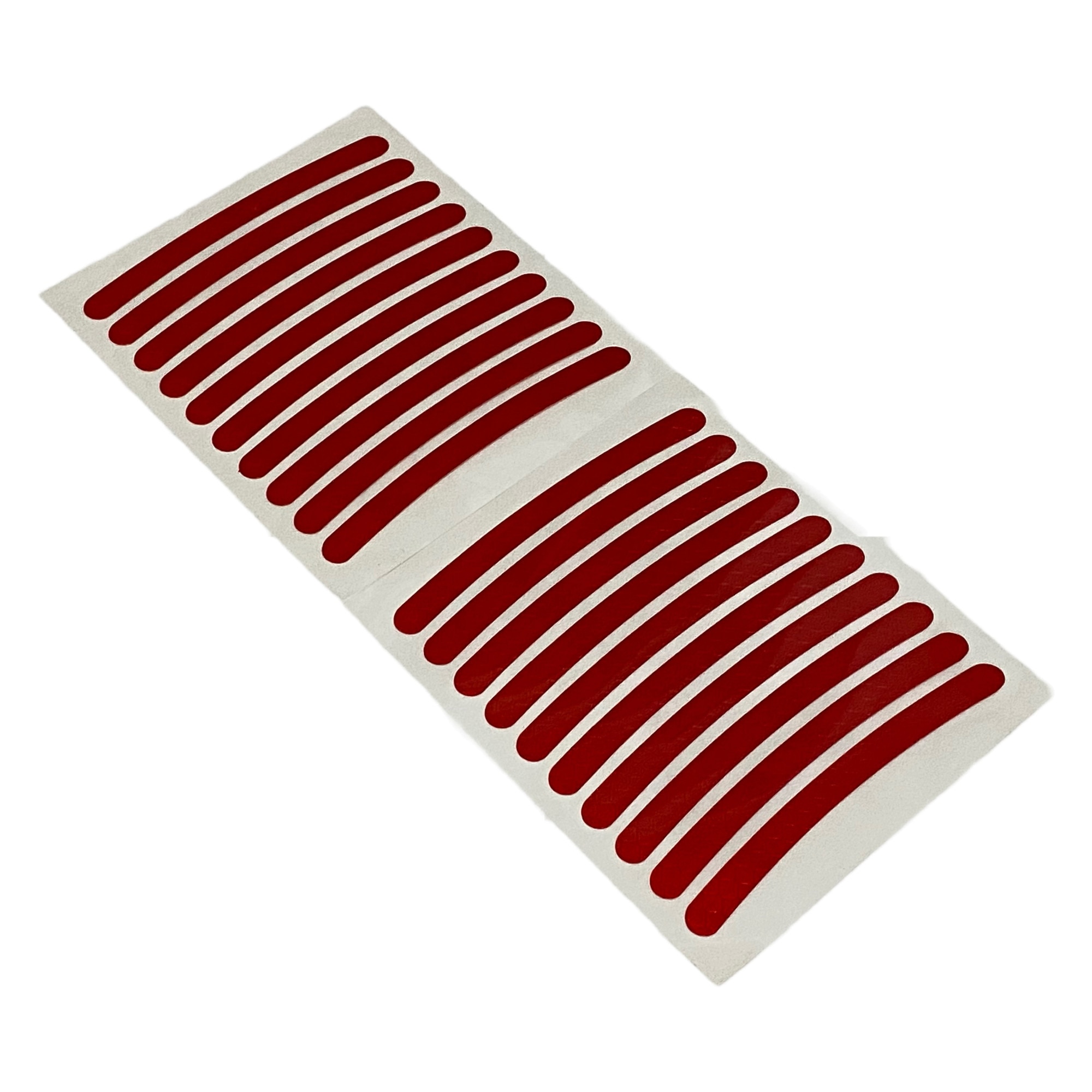 Imagine pentru Autocolante reflectorizante pentru jante tip abtibild, set 20 buc, rosu