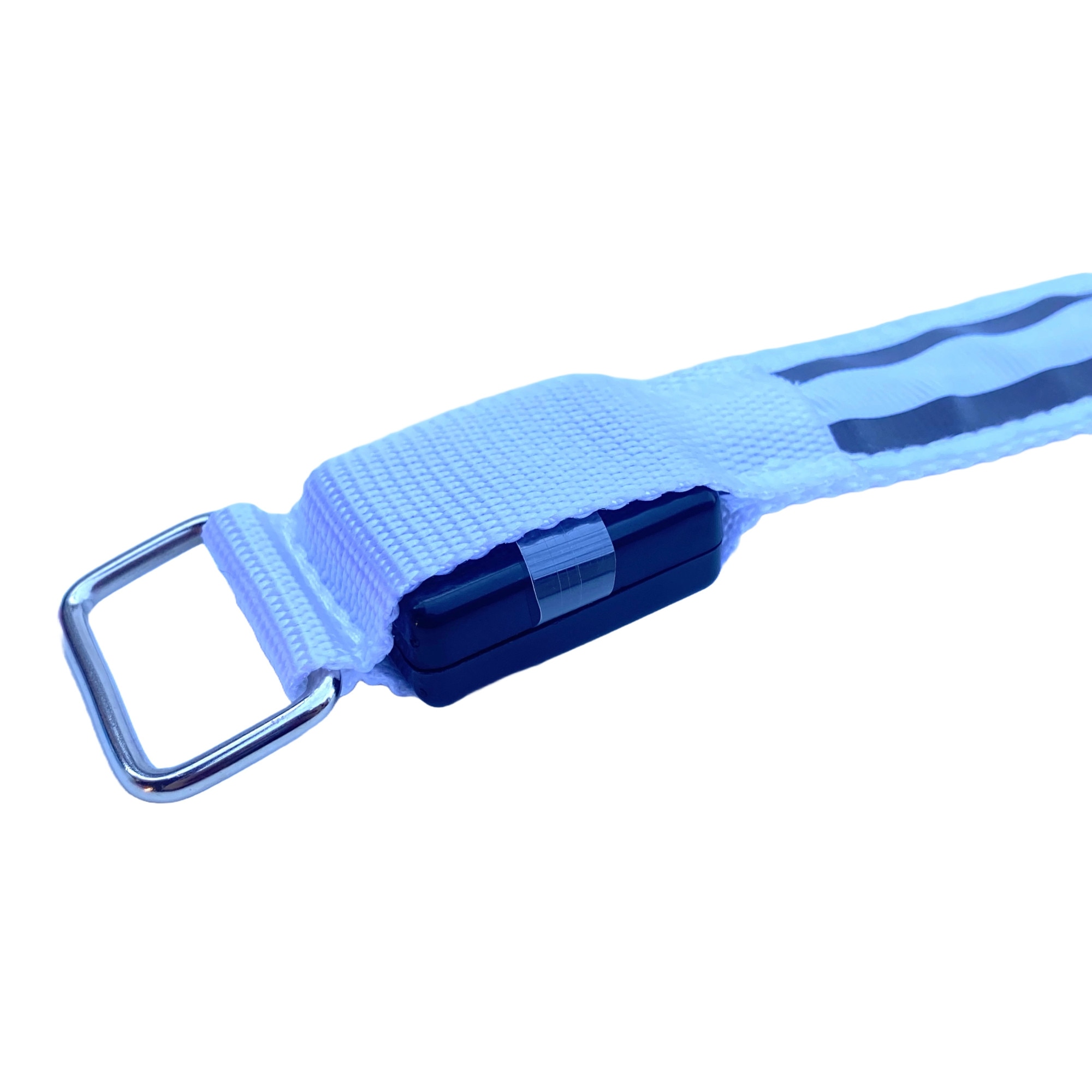 Imagine pentru Banda LED pentru ciclism, alergat, catarat si alte sporturi in aer liber, cu doua benzi reflectorizante, 32 cm, multicolor