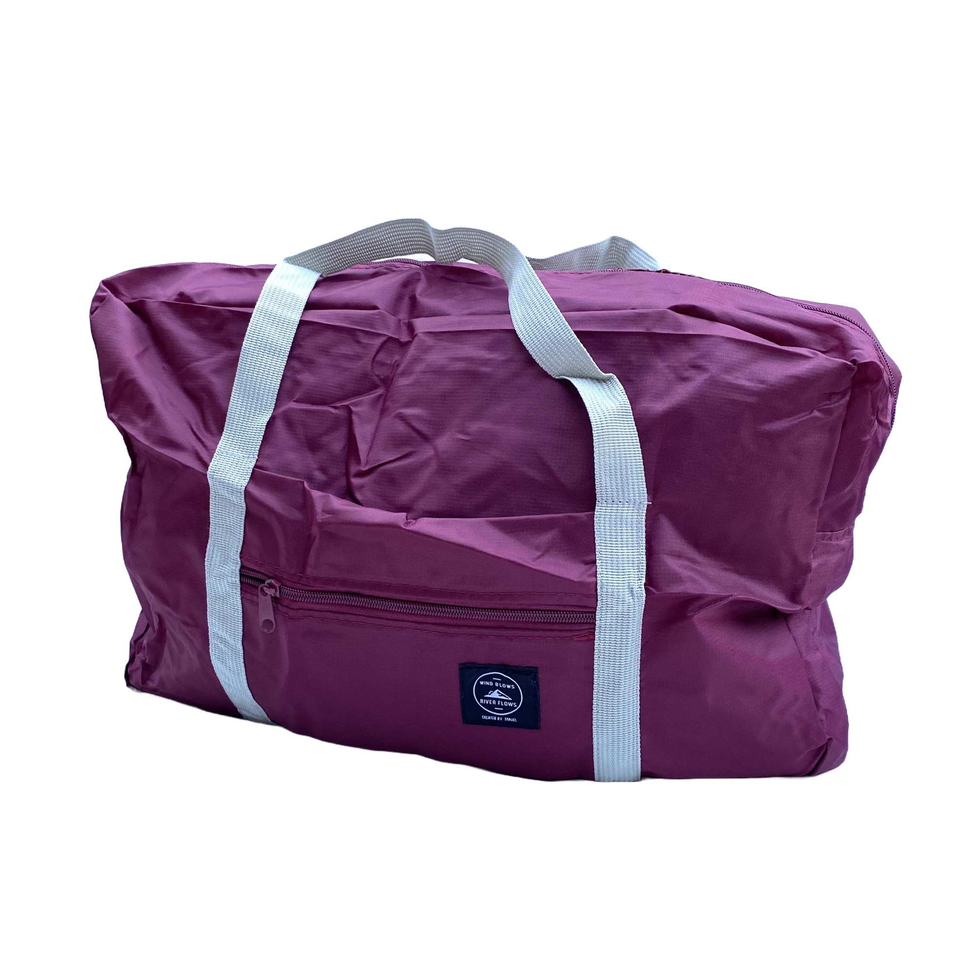 Imagine pentru Geanta pentru voiaj si sport, pliabila, din poliester, 48 x 32 x 16 cm, Bordo