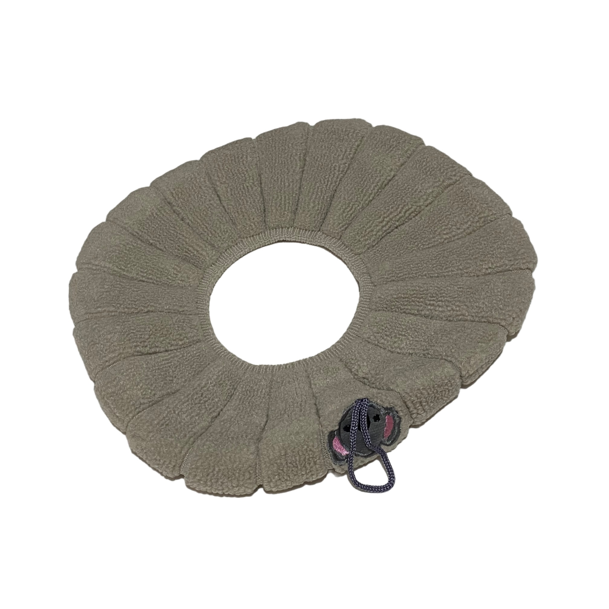 Imagine pentru Husa scaun toaleta pufoasa, material elastic flausat, marime universala, crem