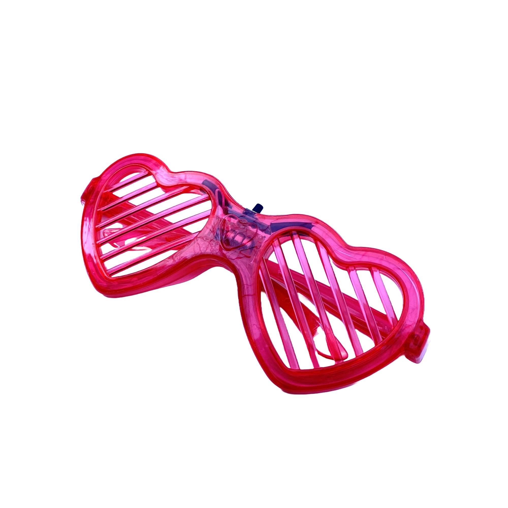 Imagine pentru Ochelari pentru petrecere LED, in forma de inima, culoare rosu