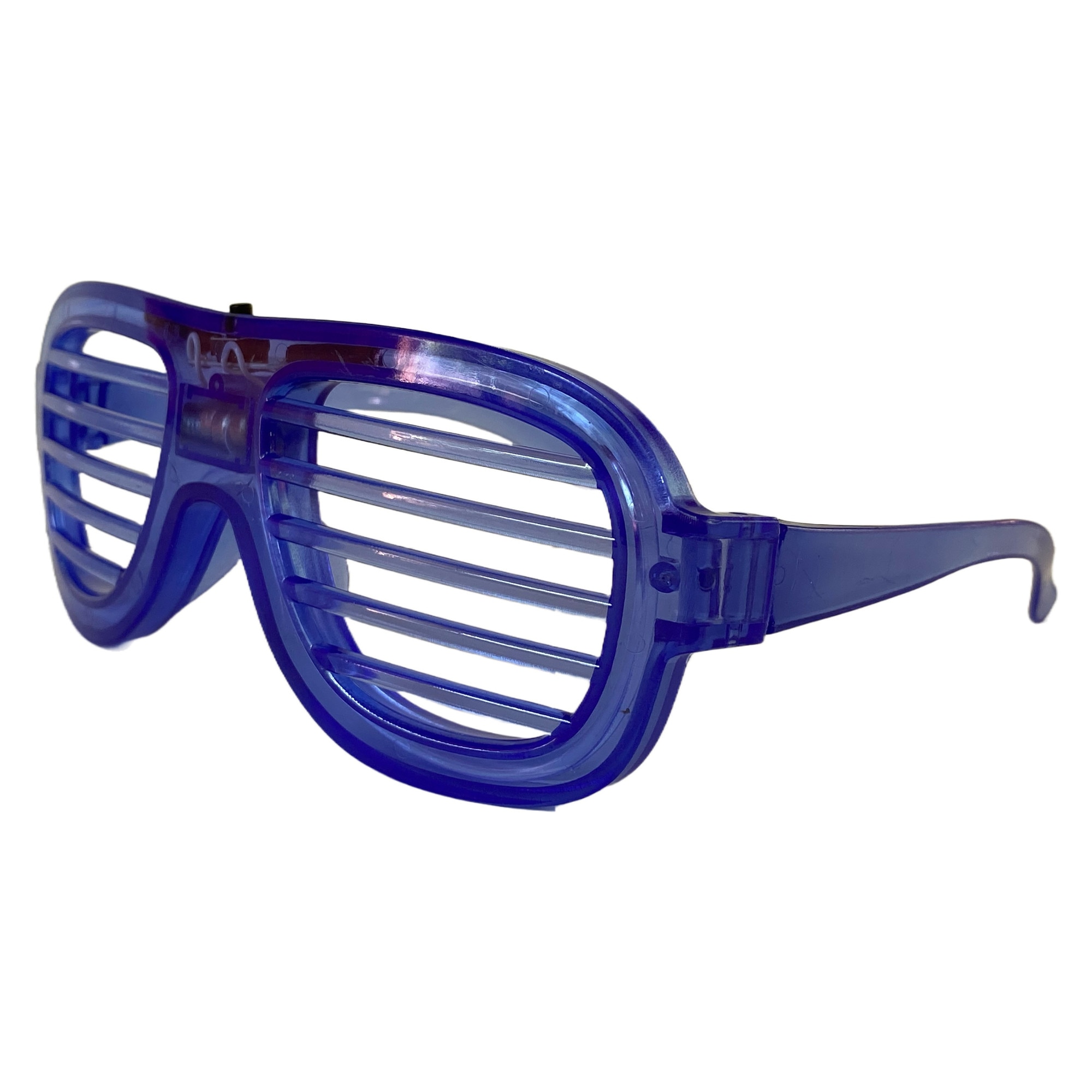 Imagine pentru Ochelari pentru petrecere LED, stil rotund, culoare albastru