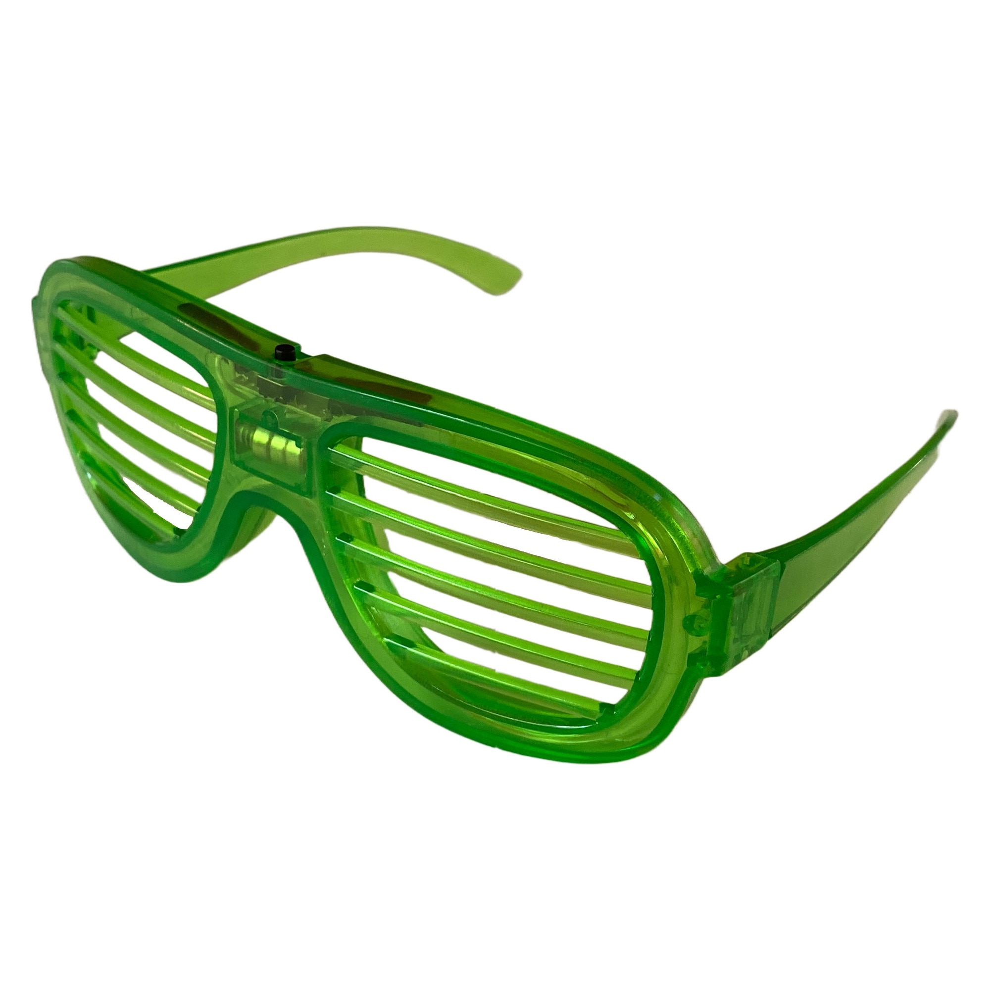 Imagine pentru Ochelari pentru petrecere LED, stil rotund, culoare verde