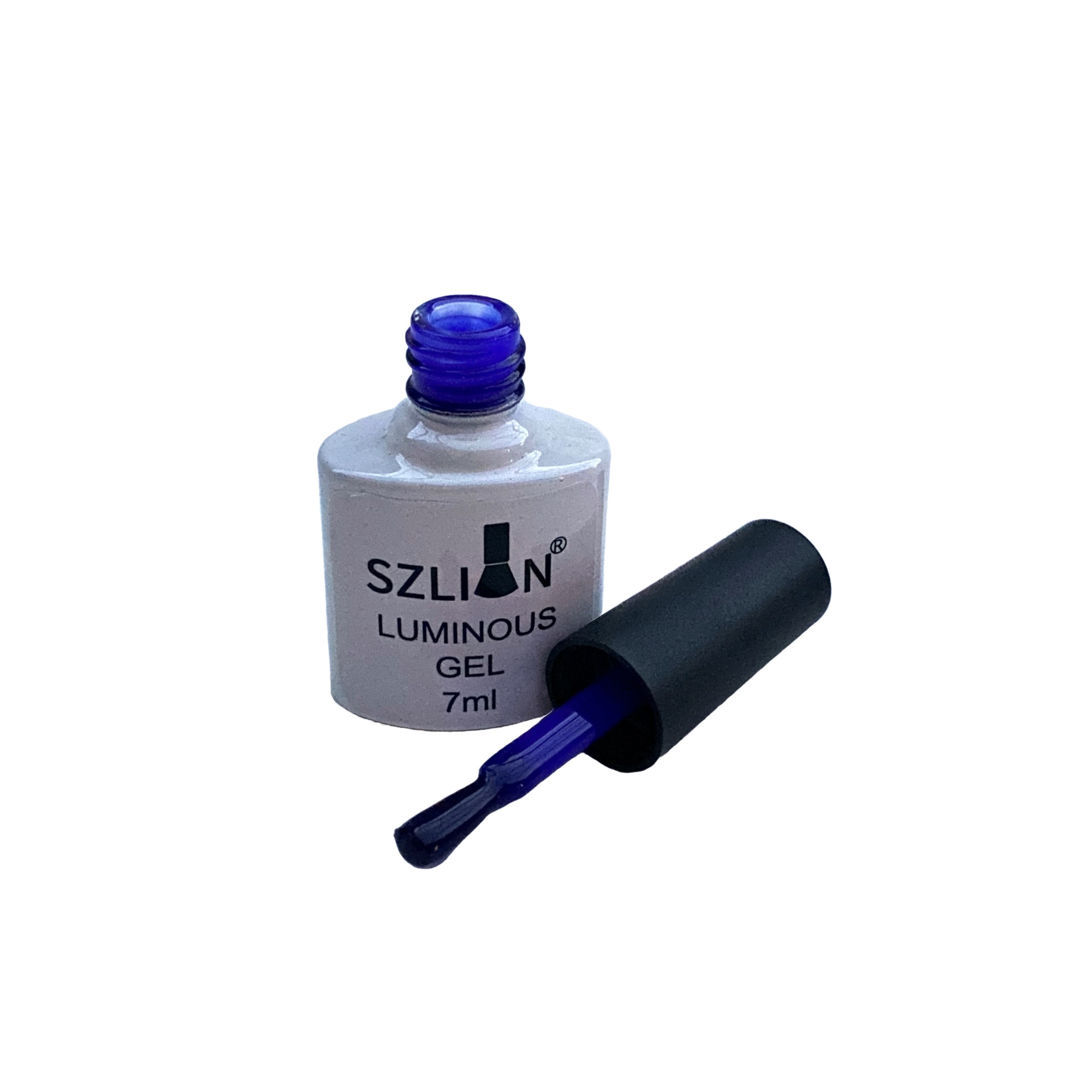 Imagine pentru Oja de tip Gel luminos pentru unghii, 7 ml, culoarea nr 10, Albastru safir