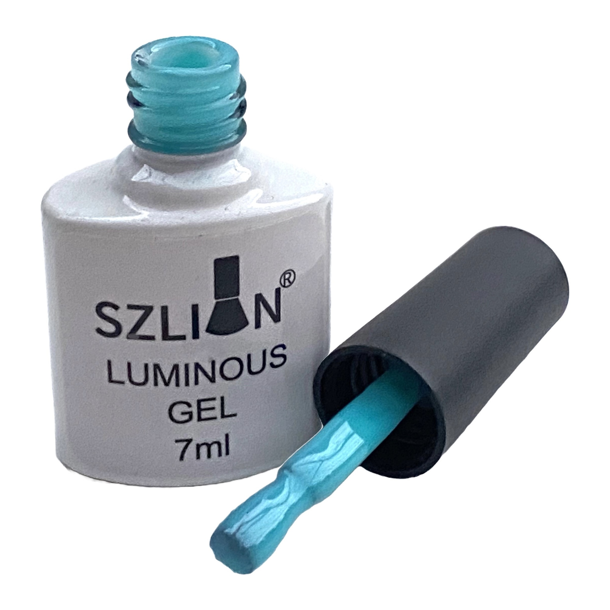 Imagine pentru Oja de tip Gel luminos pentru unghii, 7 ml, culoarea nr 4, Turcoaz