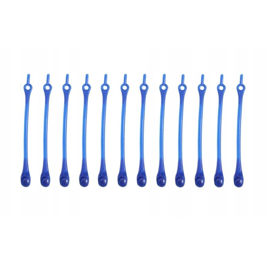 Imagine pentru Set 12 sireturi silicon albastru