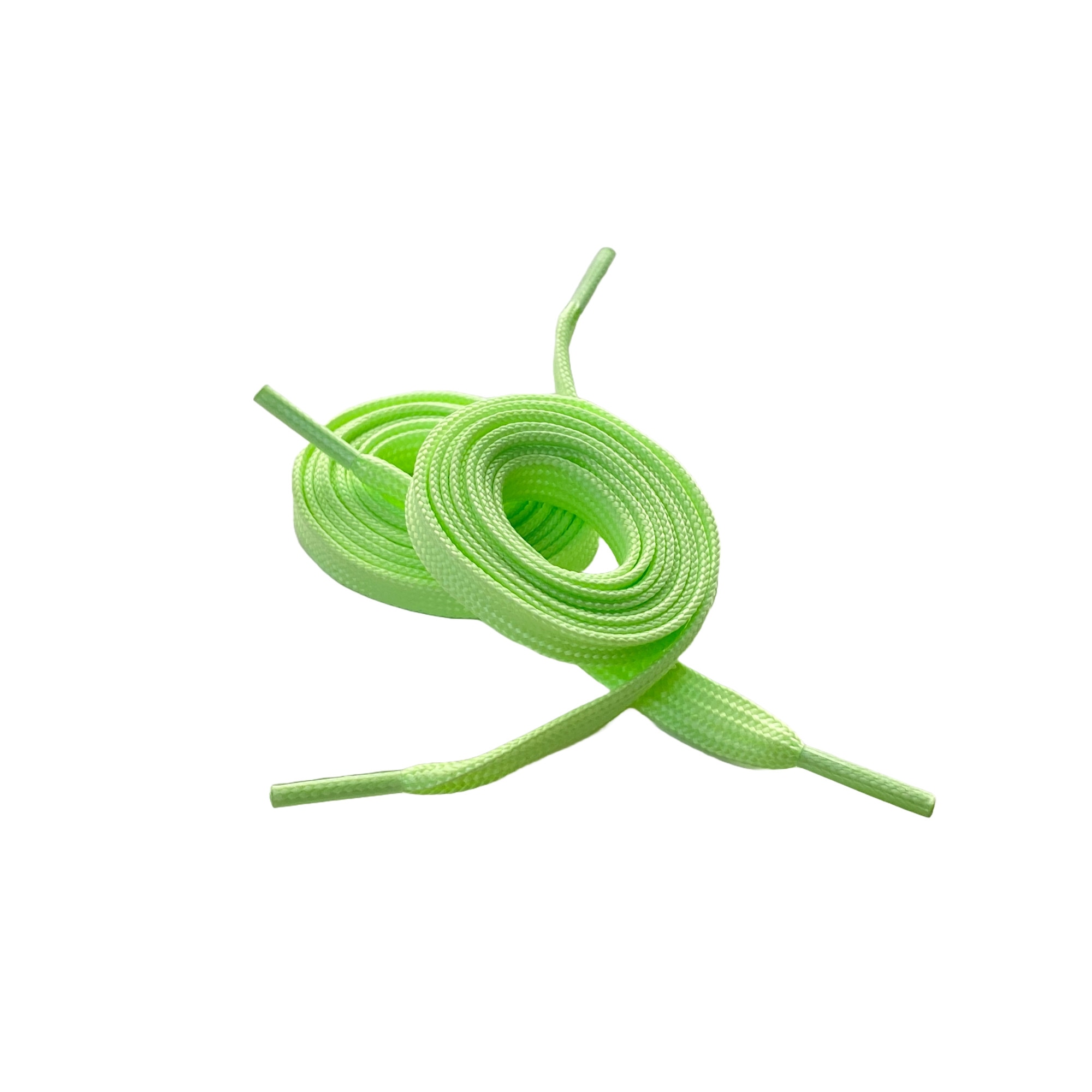 Imagine pentru Set 2 Sireturi Fluorescente, plate, 100 cm, verde neon