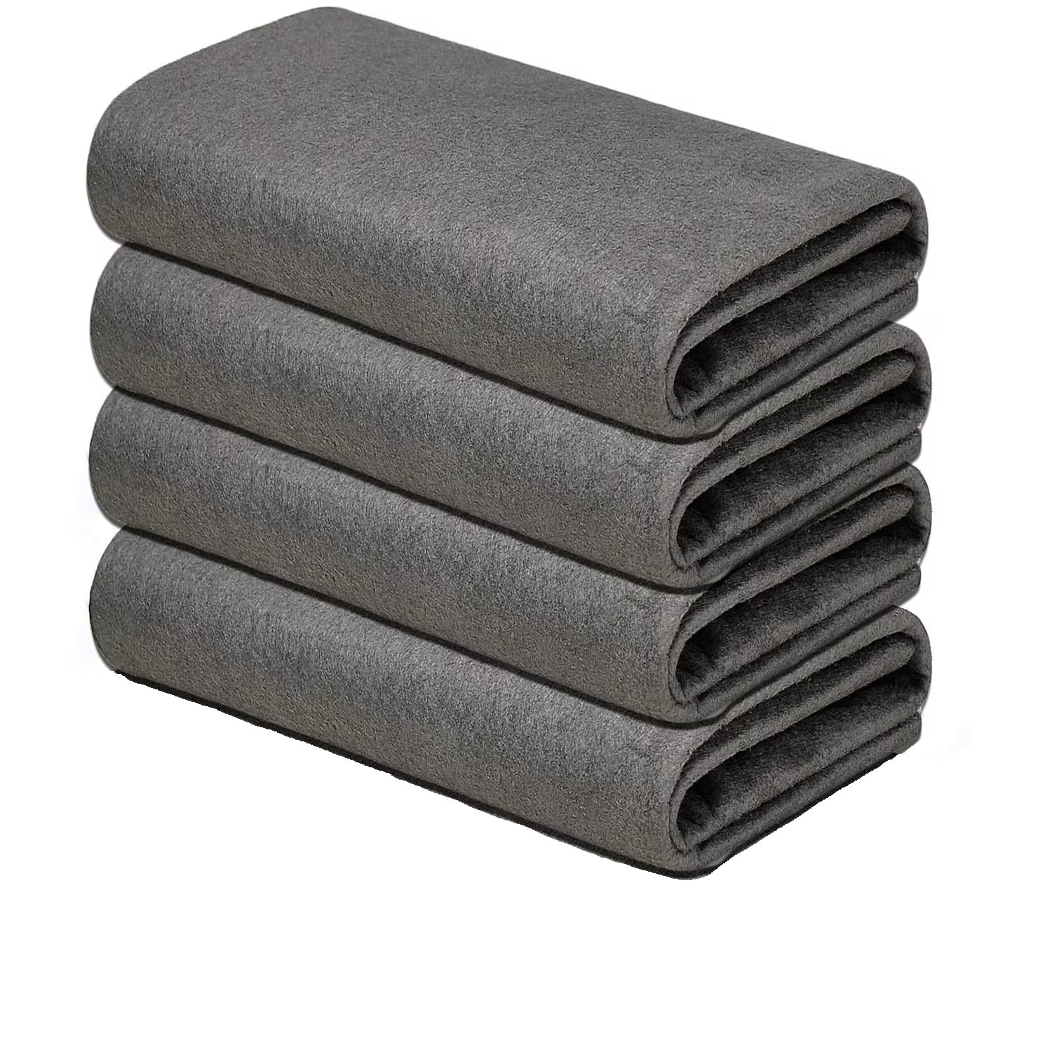 Imagine pentru Set 4 Lavete Magice din Microfibre, 29x29 cm, Gri inchis