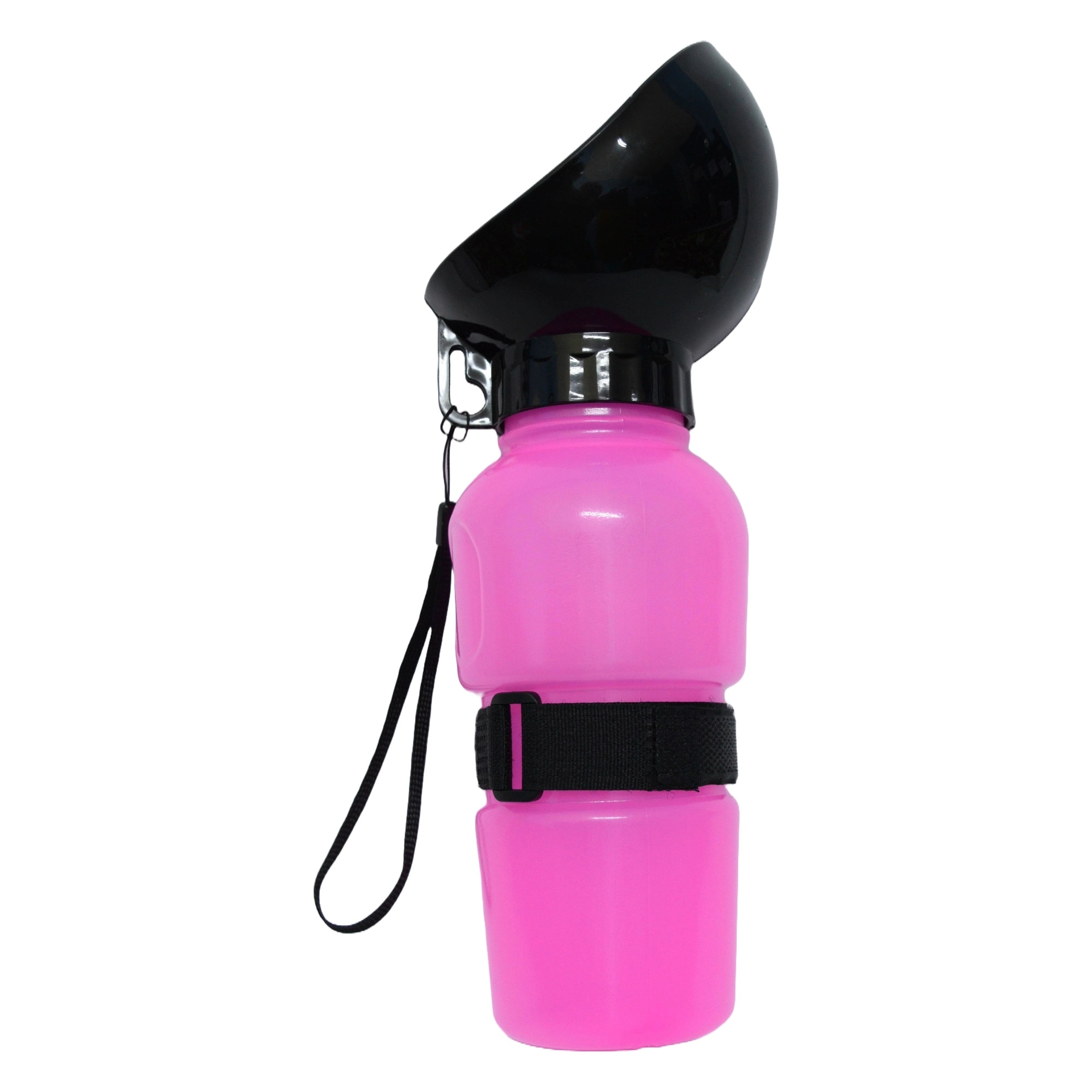 Imagine pentru Sticla de Apa portabila pentru animale de companie, 600 ml, Roz